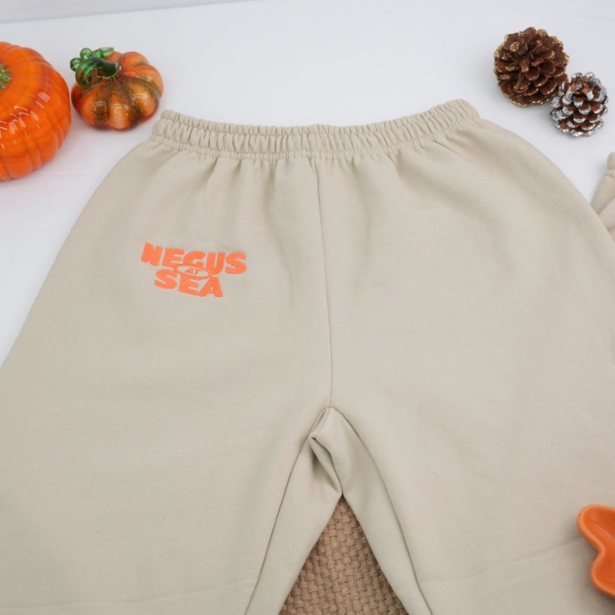 Halloween Date Custom Embroidered Sweatpants - Personalized Anniversary Gift