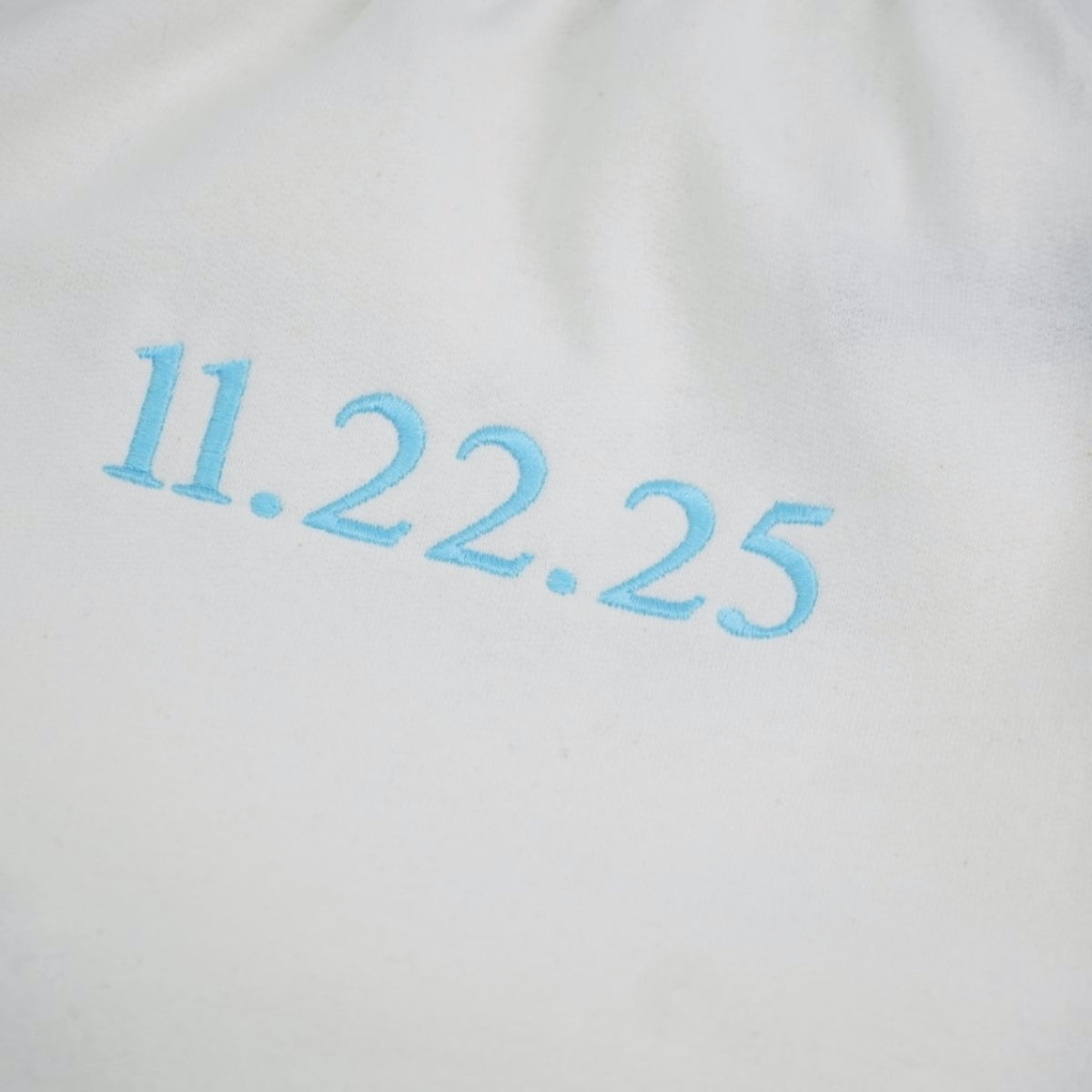 EST Date Custom Embroidered Sweatpants - Personalized Anniversary Couple Gift