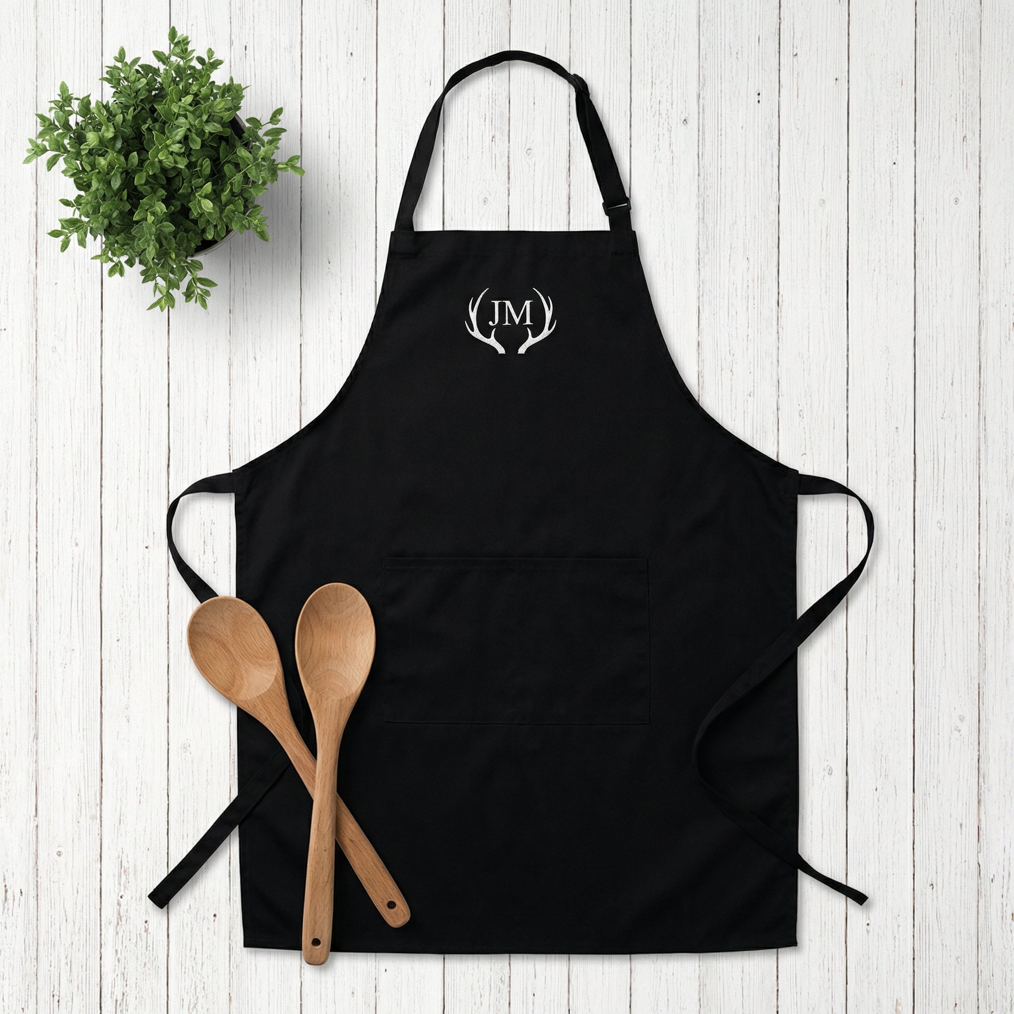 Custom Embroidered Apron - Personalized Kitchen, Workshop & Bartender Gift