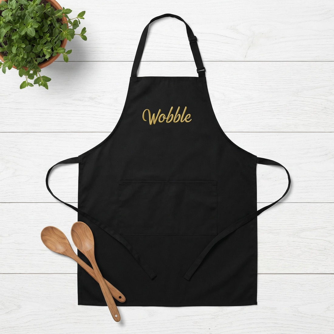 Custom Embroidered Apron with Name - Personalized Cooking & Craft Lover Gift