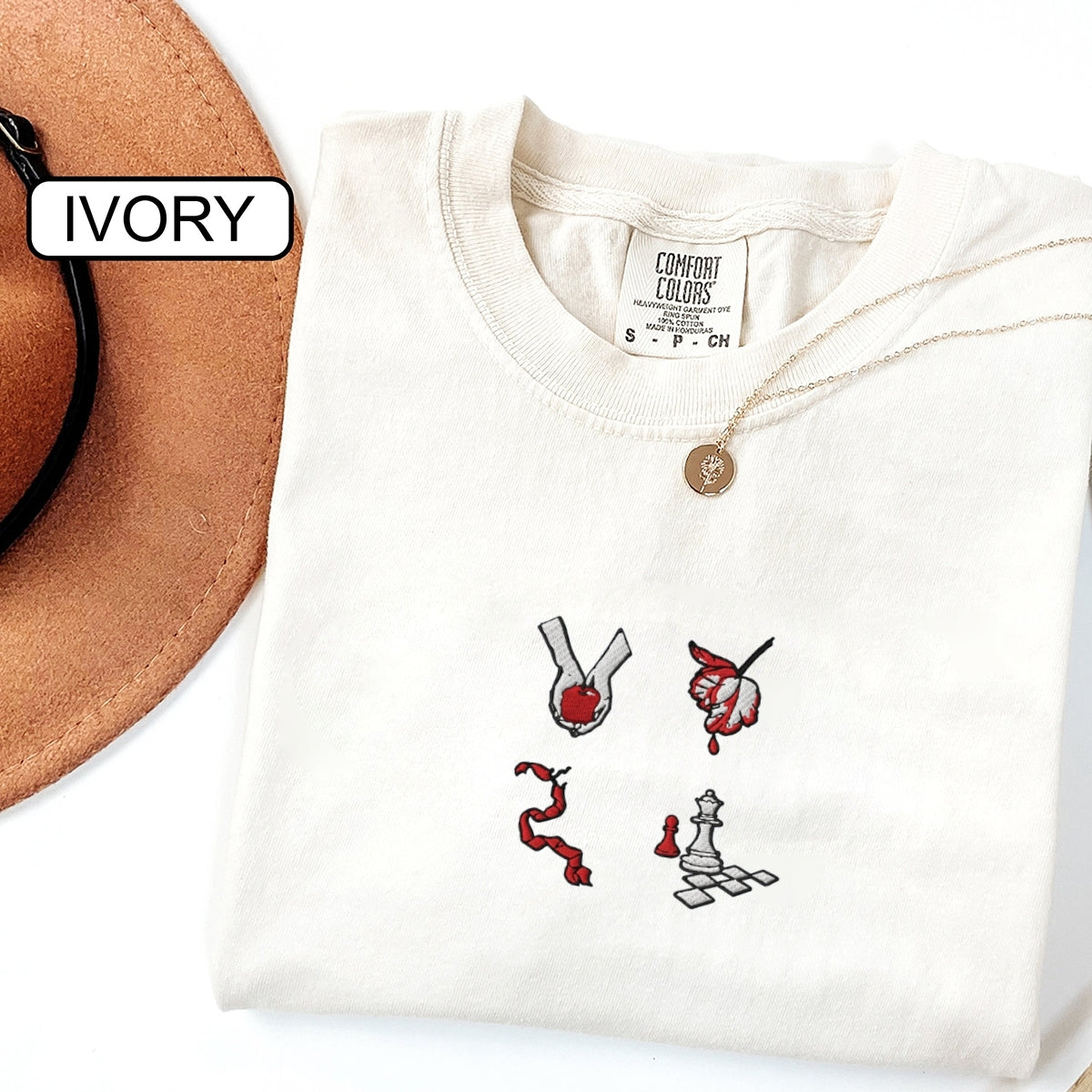 Book Cover Custom Embroidered T-Shirt - Aesthetic Reader Gift for Bookworms