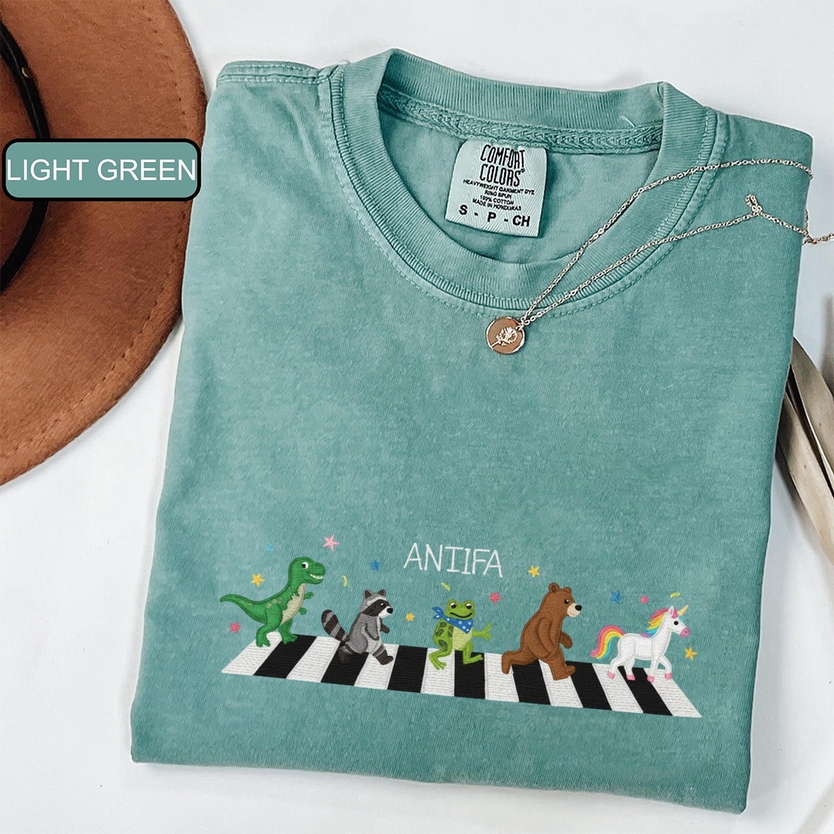 Freedom Frog Custom Embroidered T-Shirt - Anti-Fascism Meme Personalized Tee