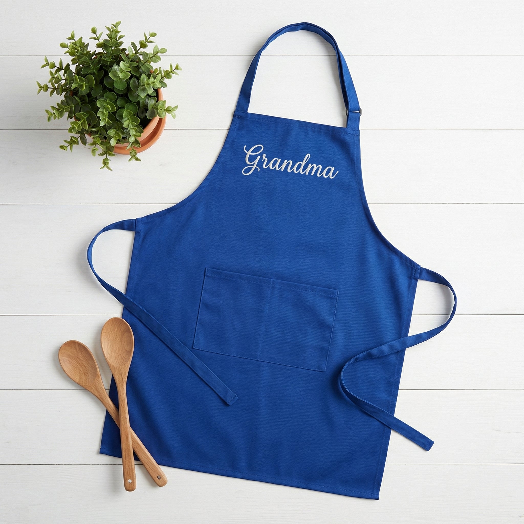Mama Custom Embroidered Apron - Personalized Gift with Name