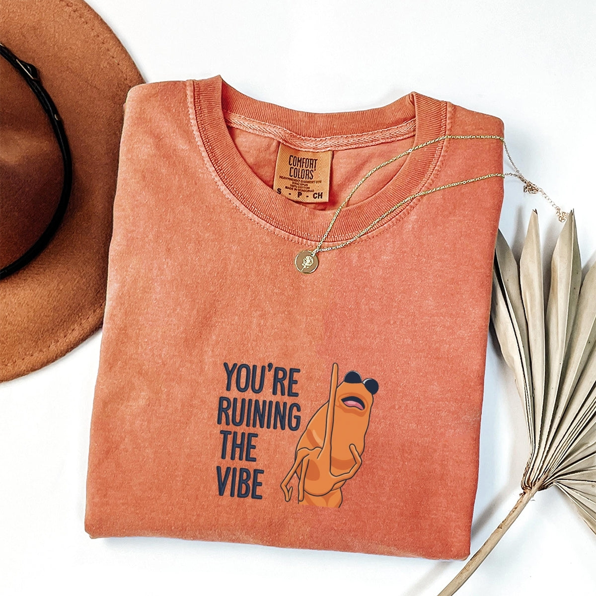 Marcus the Worm Custom Embroidered T-Shirt - Funny Meme Personalized Christmas Gift