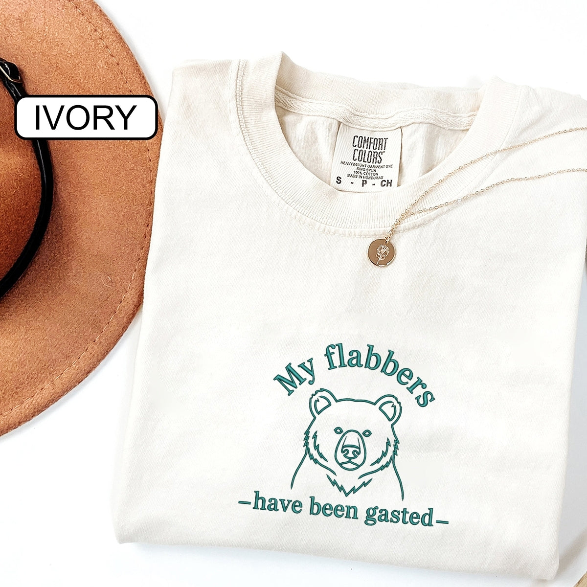 My Flabbers Have Been Gasted Custom Embroidered T-Shirt - Funny Meme Personalized Gift