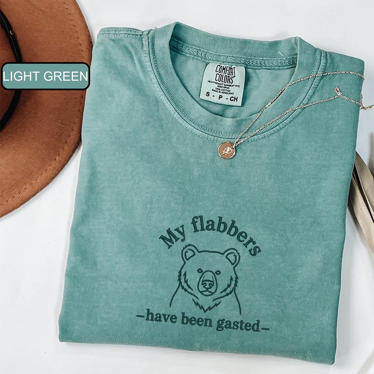 My Flabbers Have Been Gasted Custom Embroidered T-Shirt - Funny Meme Personalized Gift
