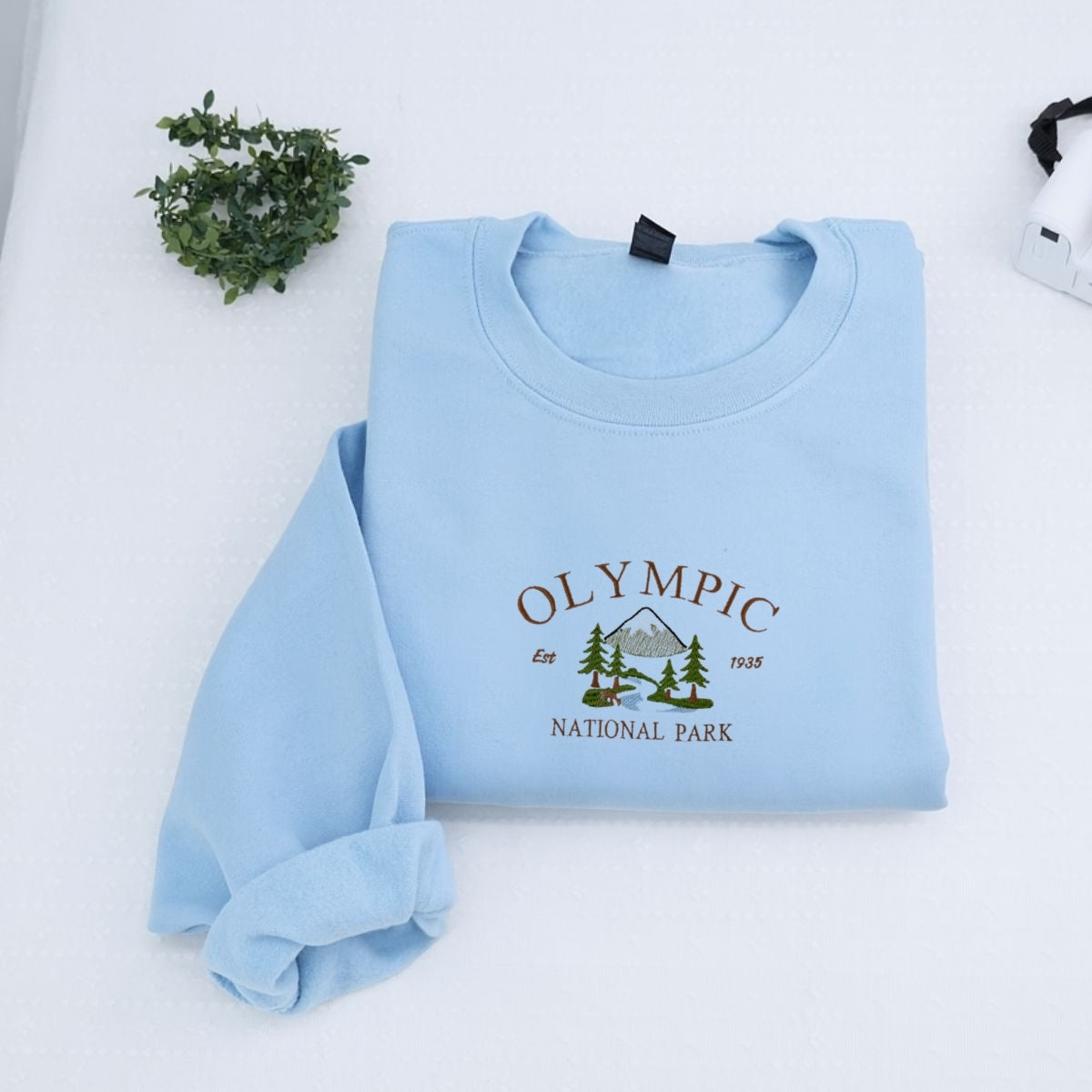 Olympic National Park Custom Embroidered Sweatshirt - Mountain Hoodie Personalized Gift