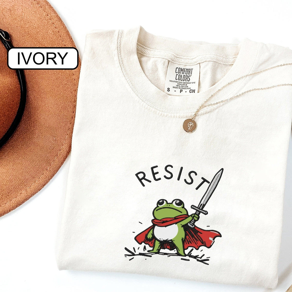 Custom Embroidered RATM Frog T-Shirt - Funny Political Protest Tee