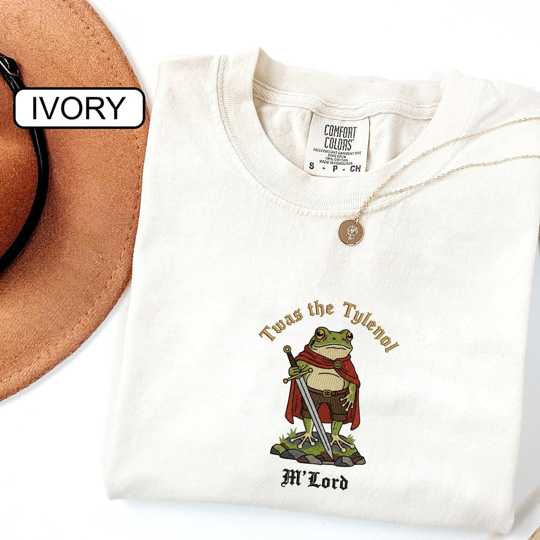 Frog Meme Custom Embroidered T-Shirt - Personalized Ironic Liberal Humor Gift