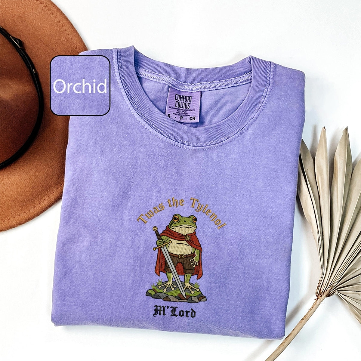 Frog Meme Custom Embroidered T-Shirt - Personalized Ironic Liberal Humor Gift