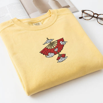 Wind Element Glider Custom Embroidered T-Shirt - Personalized Fantasy Adventure Gift