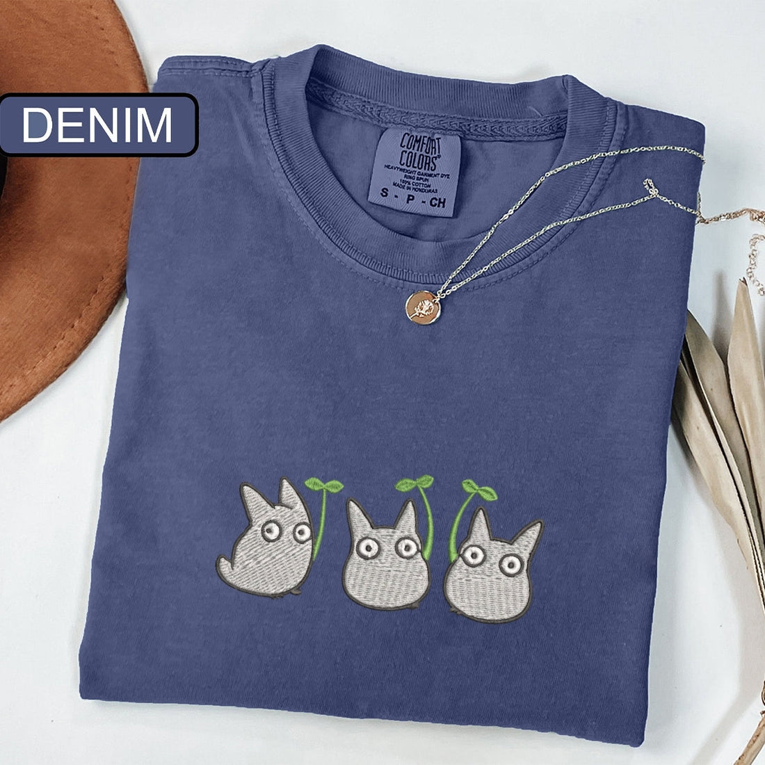 Woodland Sprites Custom Embroidered T-Shirt - Personalized Cute Kawaii Tee