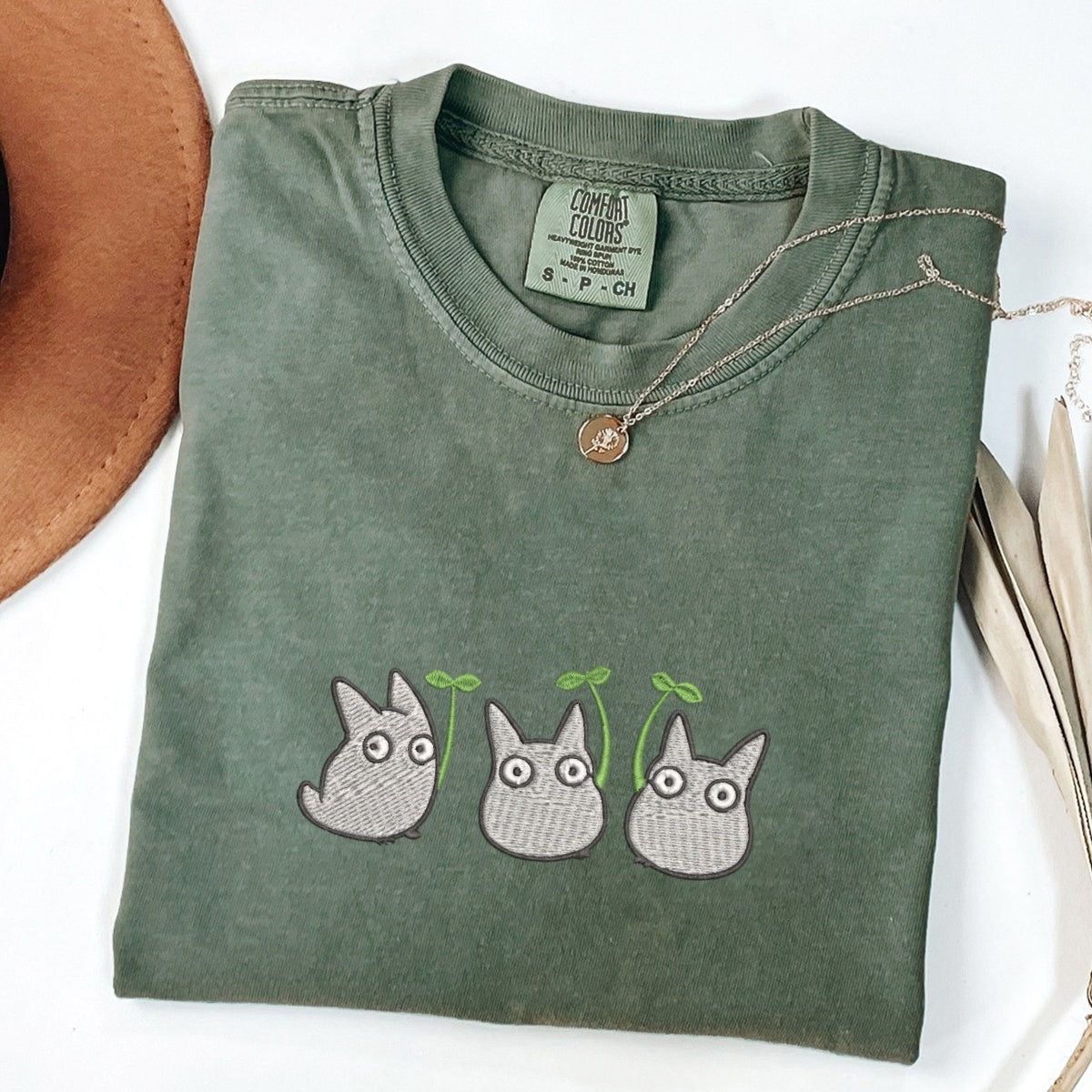 Woodland Sprites Custom Embroidered T-Shirt - Personalized Cute Kawaii Tee