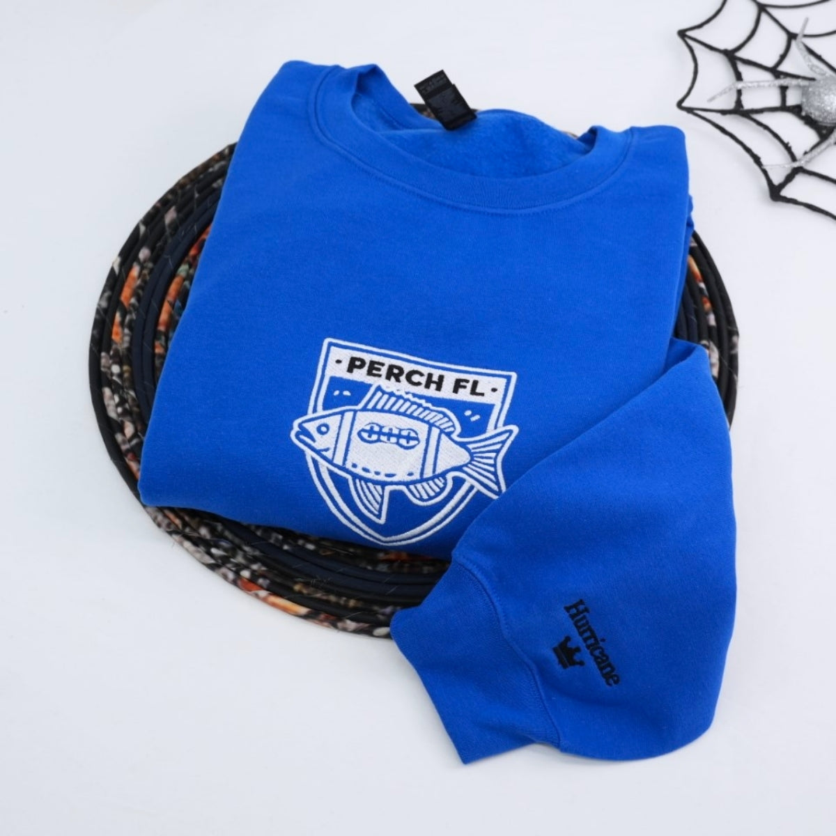 Fishing Logo Custom Embroidered Hoodie - Angler Personalized Sweatshirt - Fisherman Gift