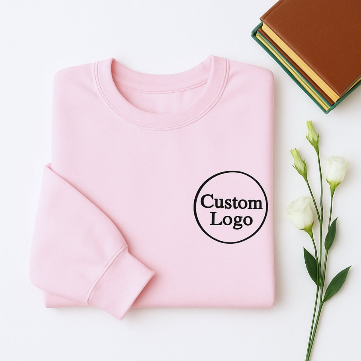 Custom Logo Embroidered Sweatshirts - Corporate Business Apparel - Personalized Employee Uniforms