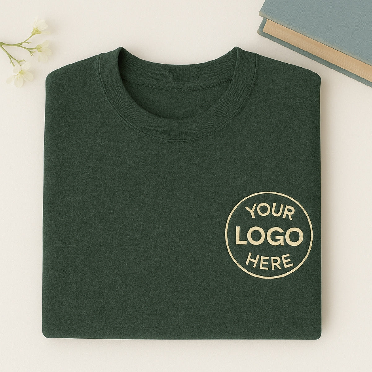 Custom Logo Embroidered Sweatshirts - Professional Corporate Apparel - Bulk Business Orders