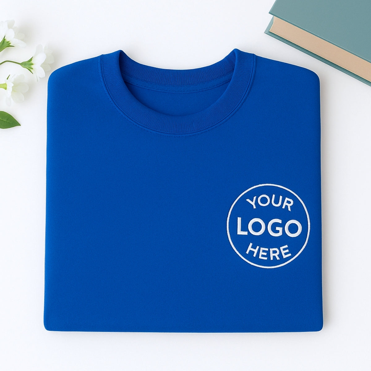 Custom Logo Embroidered Sweatshirts - Professional Corporate Apparel - Bulk Business Orders