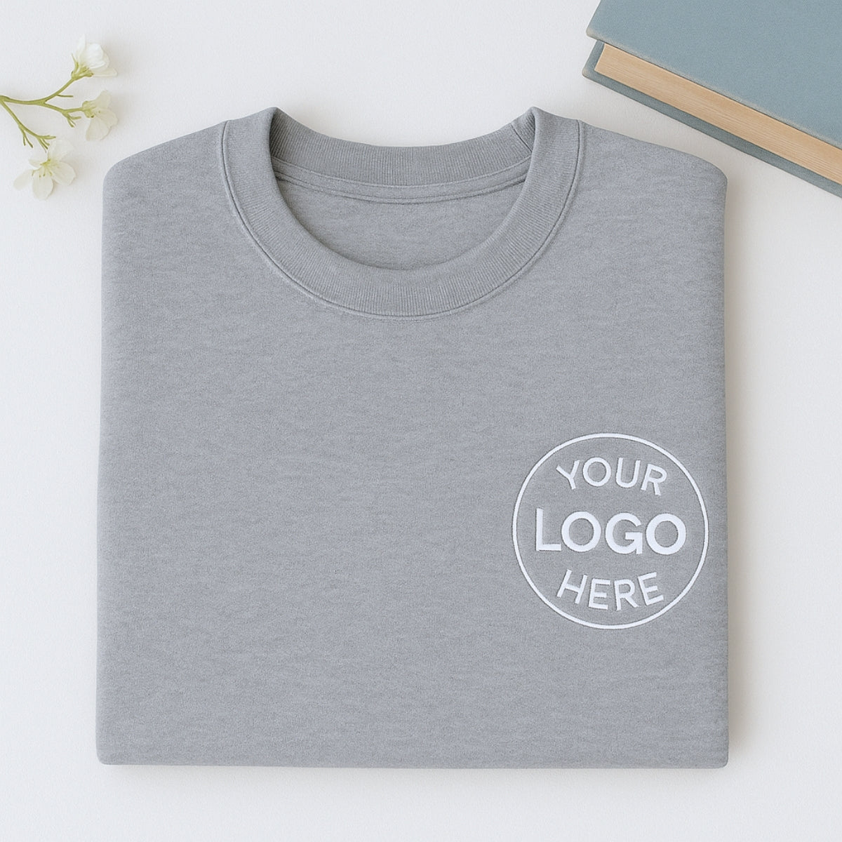 Custom Logo Embroidered Sweatshirts - Professional Corporate Apparel - Bulk Business Orders