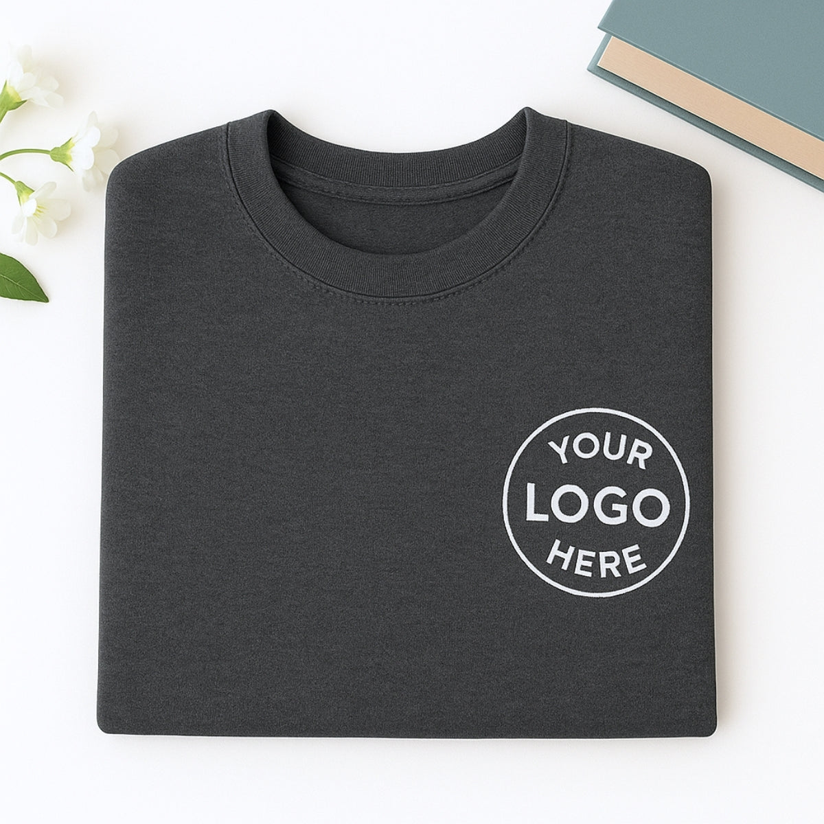 Custom Logo Embroidered Sweatshirts - Professional Corporate Apparel - Bulk Business Orders