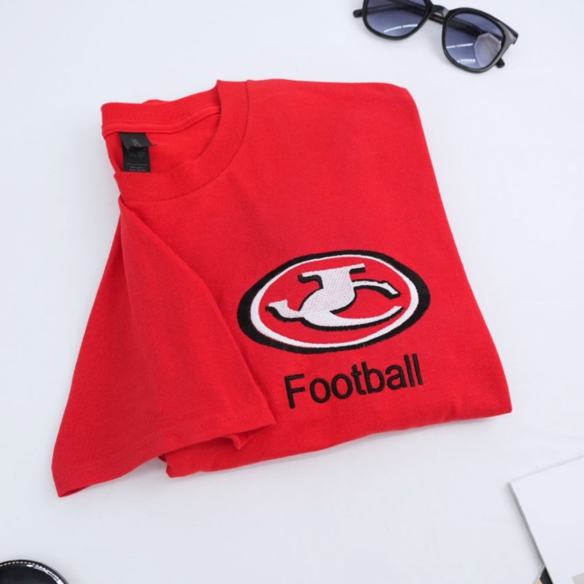 Custom Logo Embroidered T-Shirts - Business Brand Apparel - Personalized Corporate Team Gift