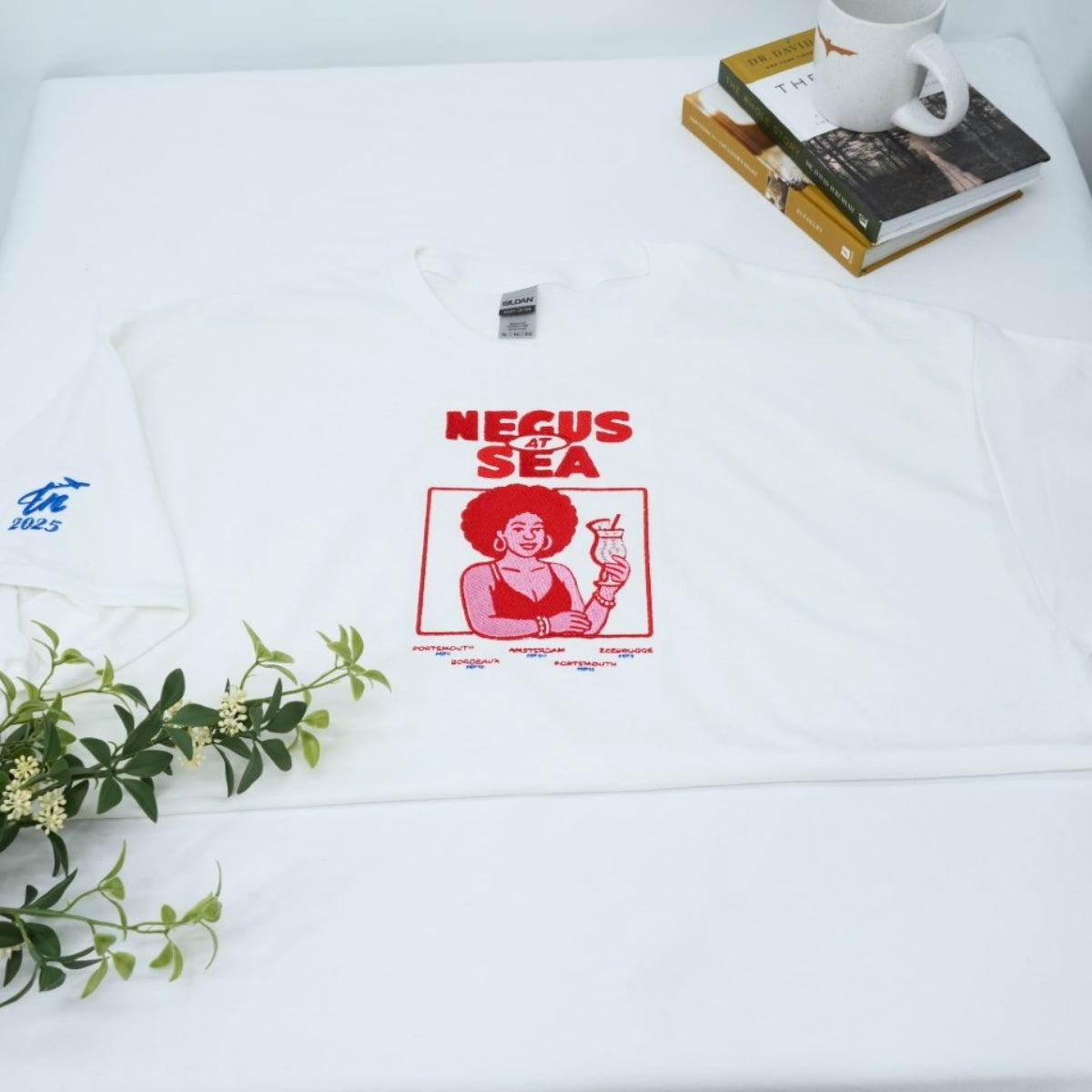 Custom Logo Embroidered T-Shirts - Business Brand Apparel - Personalized Corporate Promotional Gift