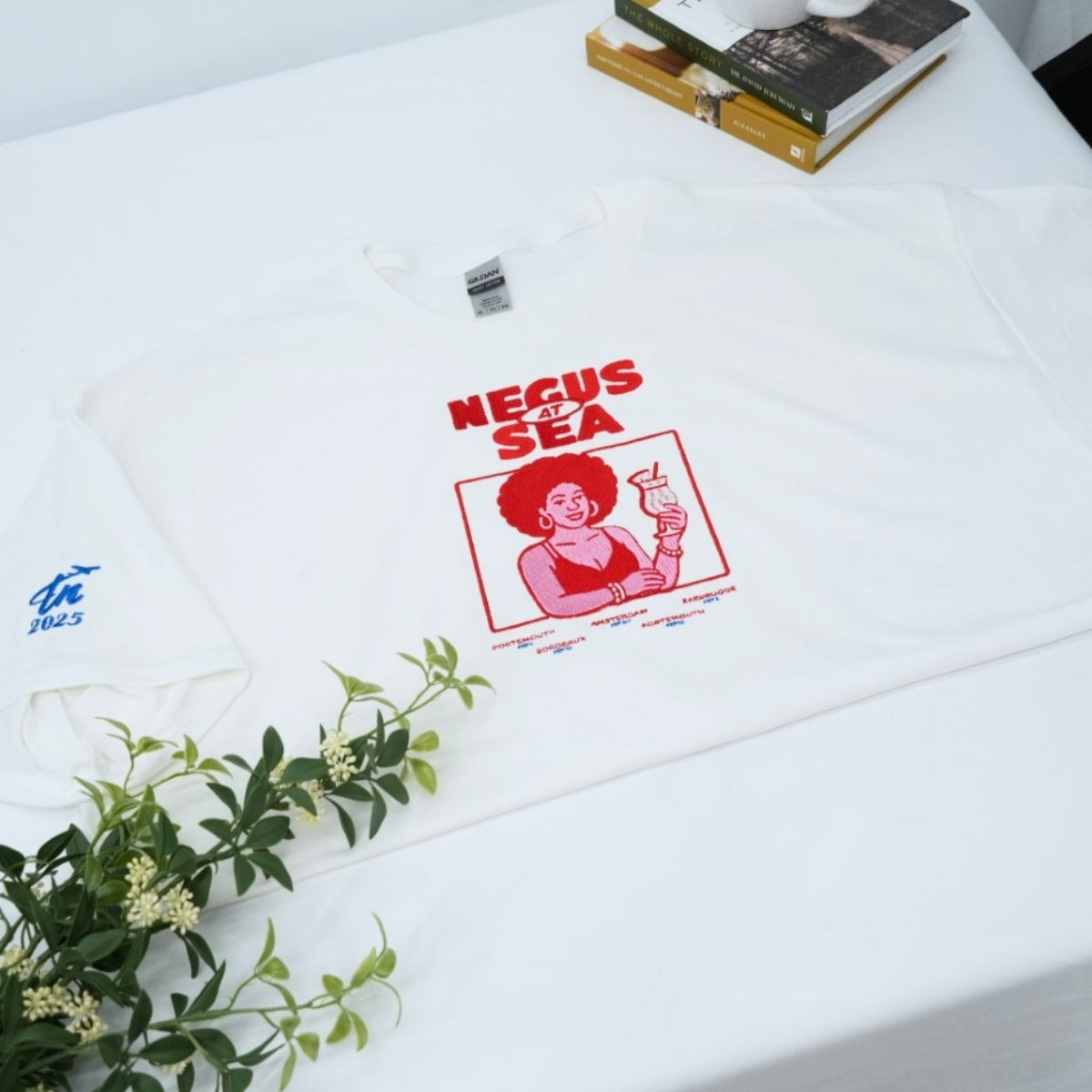 Custom Logo Embroidered T-Shirts - Business Brand Apparel - Personalized Corporate Promotional Gift
