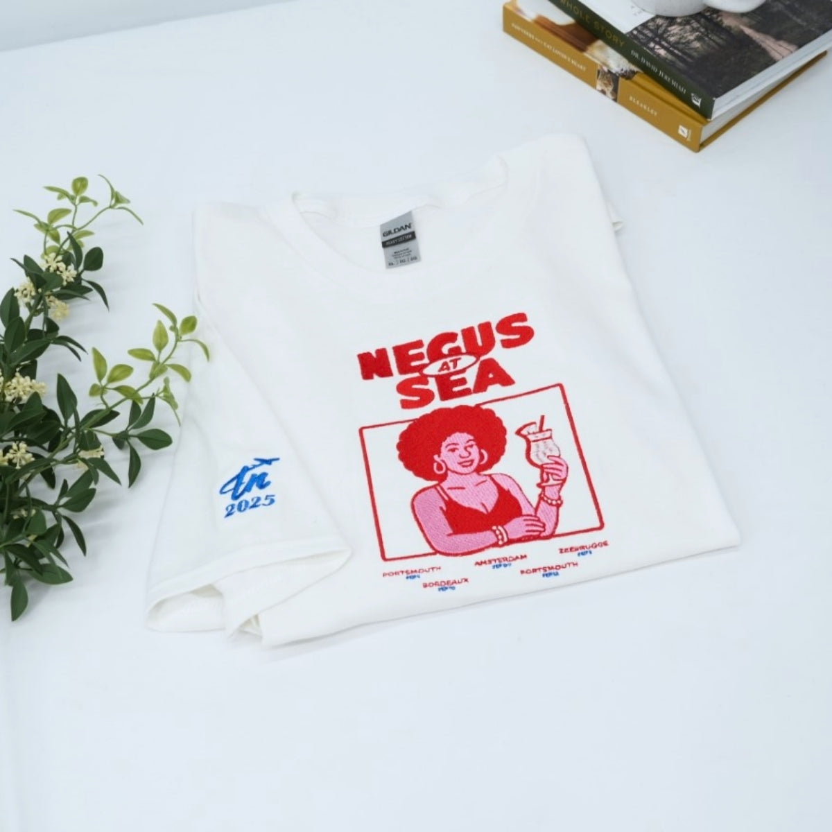 Custom Logo Embroidered T-Shirts - Business Brand Apparel - Personalized Corporate Promotional Gift