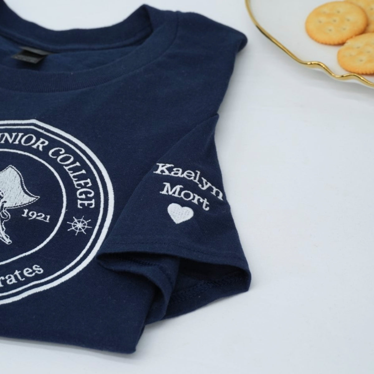 Custom Logo Embroidered Hoodies - School Organization Sweatshirts - Personalized Team Apparel Gift