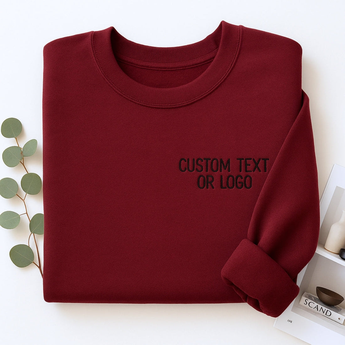 Custom Logo Embroidered Hoodies - Corporate Sweatshirts - Personalized Business Team Building Gift