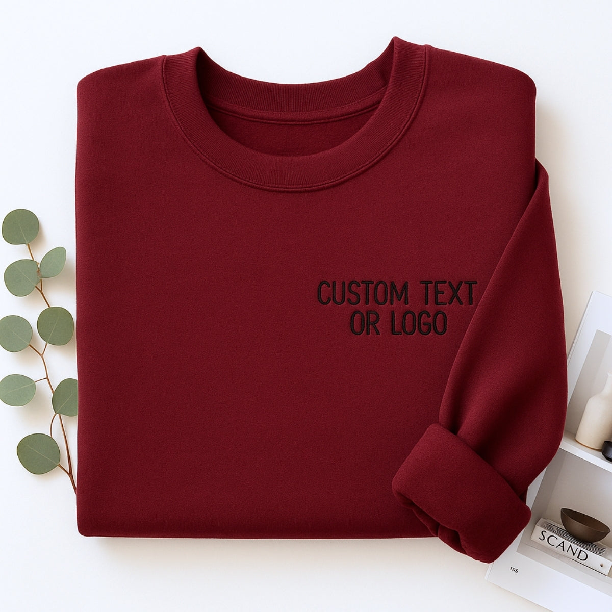 Custom Logo Embroidered Hoodies - Corporate Sweatshirts - Personalized Business Team Building Gift