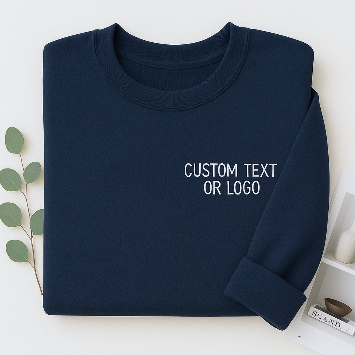 Custom Logo Embroidered Hoodies - Corporate Sweatshirts - Personalized Business Team Building Gift
