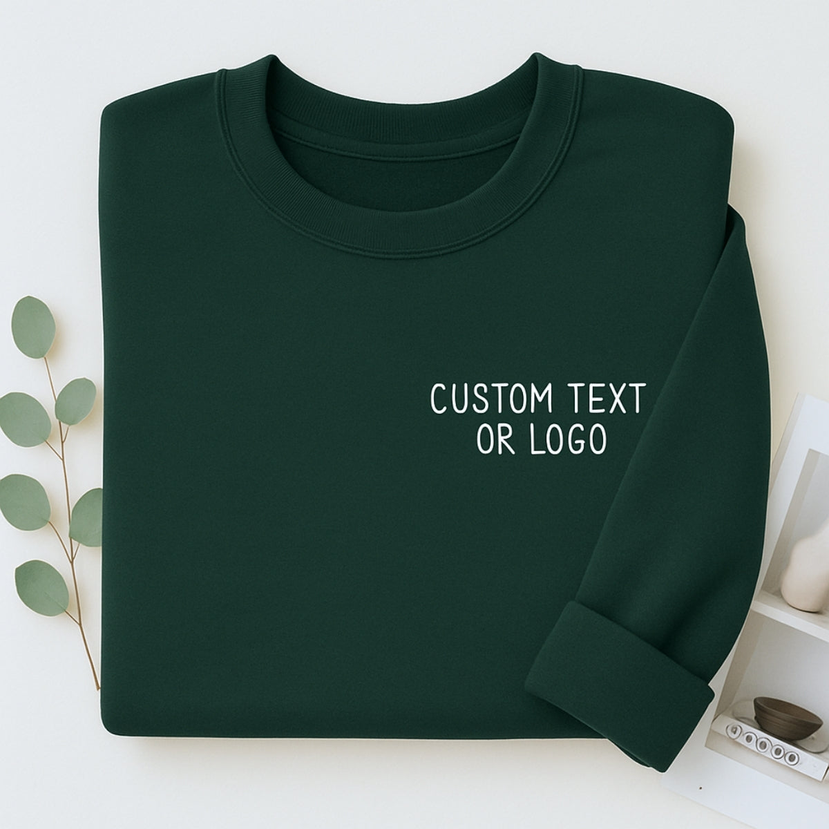 Custom Logo Embroidered Hoodies - Corporate Sweatshirts - Personalized Business Team Building Gift