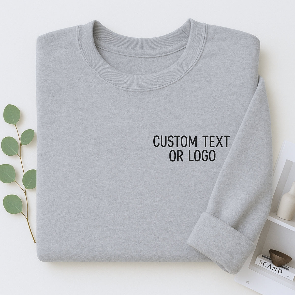 Custom Logo Embroidered Hoodies - Corporate Sweatshirts - Personalized Business Team Building Gift