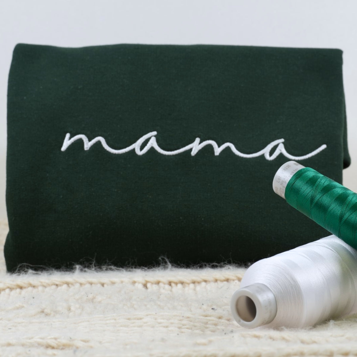 Minimalist Mama Custom Embroidered Hoodie - Script Personalized Sweatshirt - Perfect Mother's Day Gi
