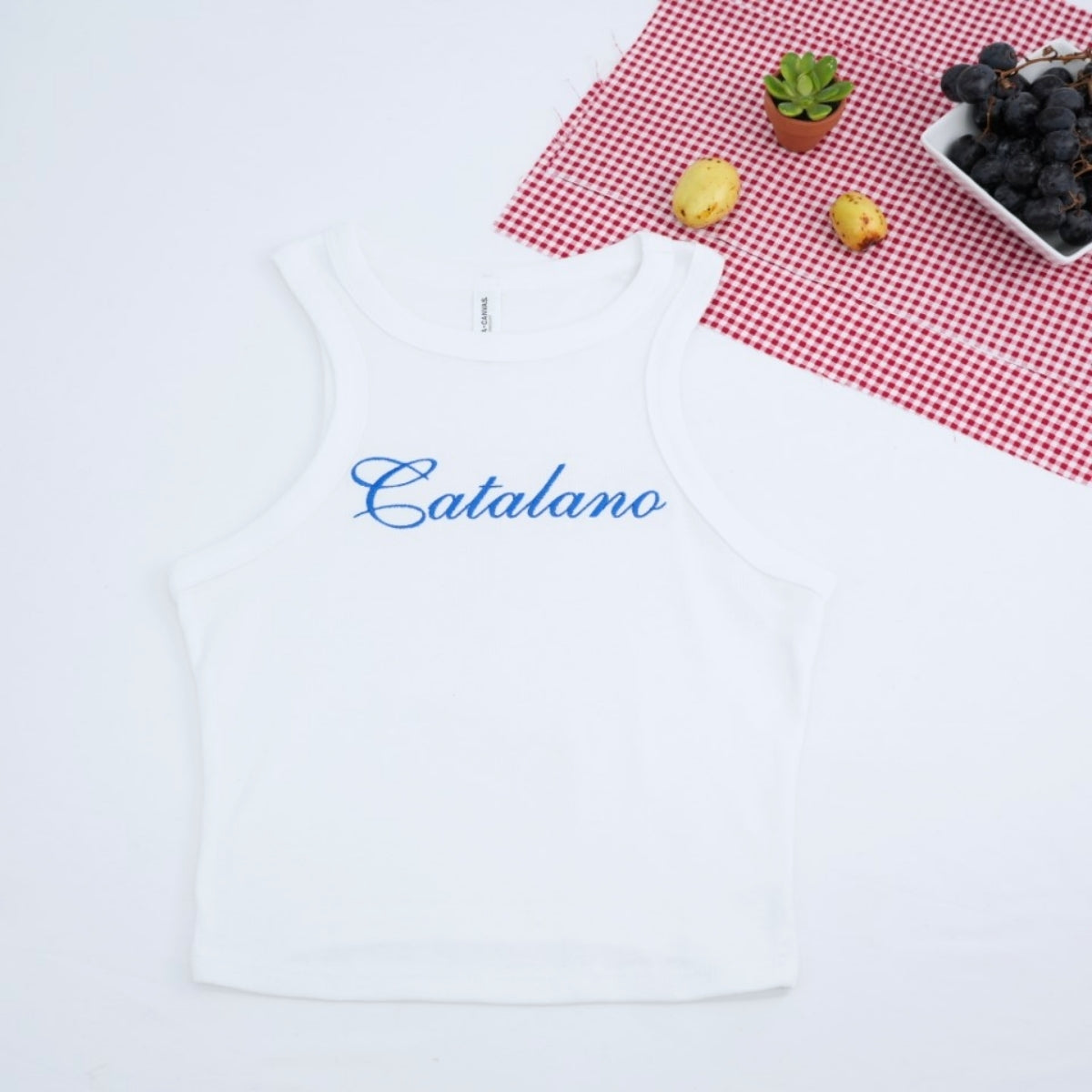 Mrs Custom Embroidered Tank Top - Personalized Wife Tank - Anniversary Valentine's Gift