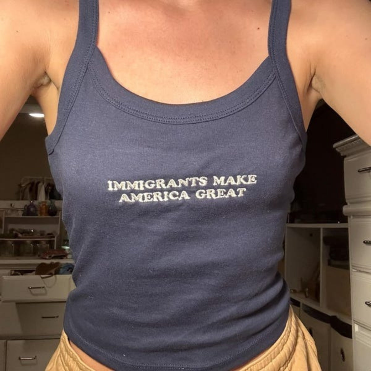 Mrs Custom Embroidered Tank Top - Personalized Wife Tank - Anniversary Honeymoon Gift