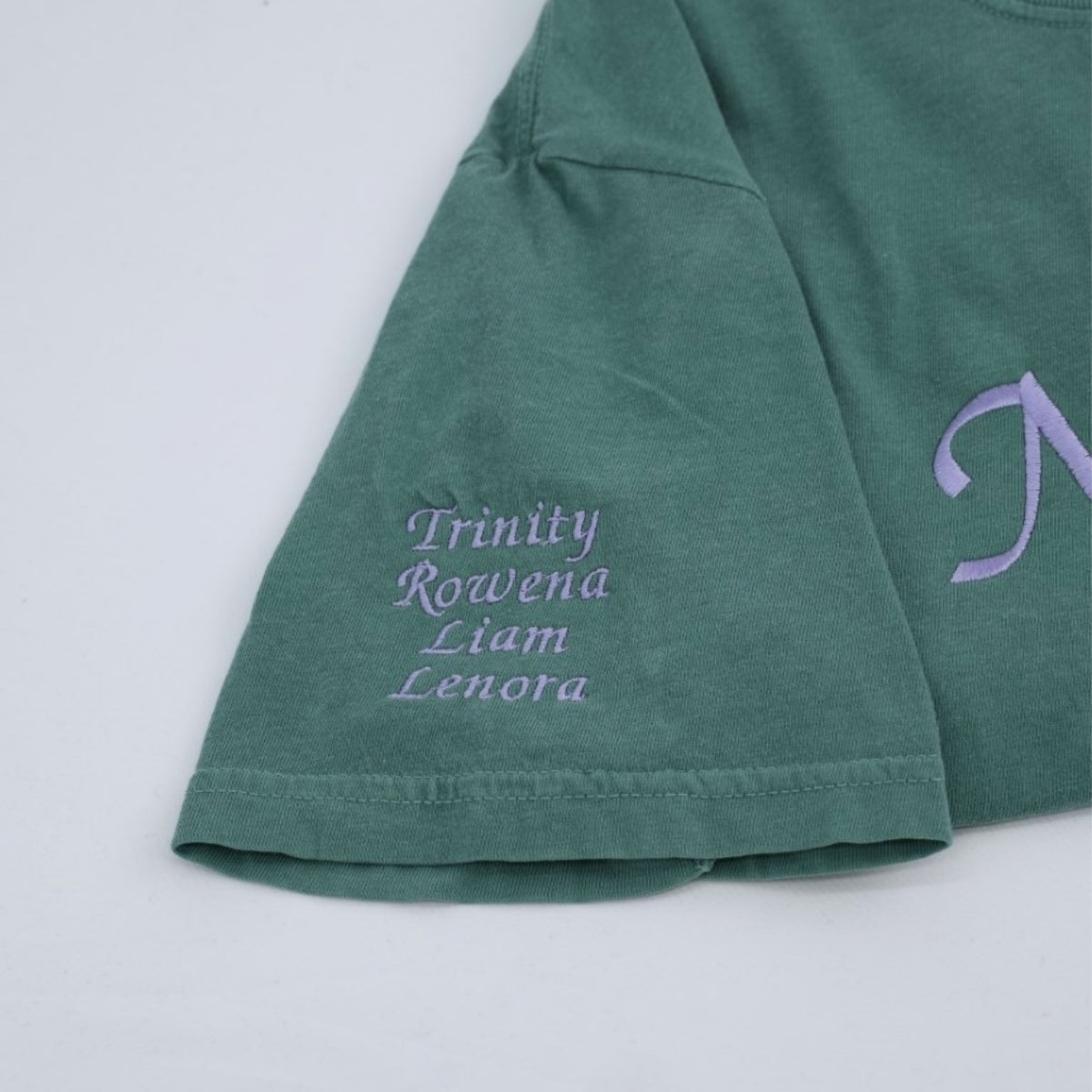 Custom Nana Embroidered T-Shirt - Personalized Grandmother Shirt - Grandchildren Names Gift