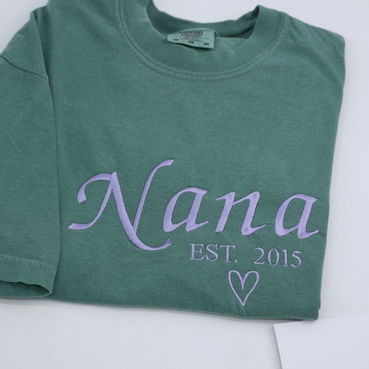Custom Nana Embroidered T-Shirt - Personalized Grandmother Shirt - Grandchildren Names Gift