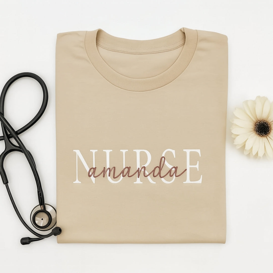 Custom Embroidered Nurse Hoodie - Personalized Healthcare Sweatshirt - Nurse Appreciation Gift