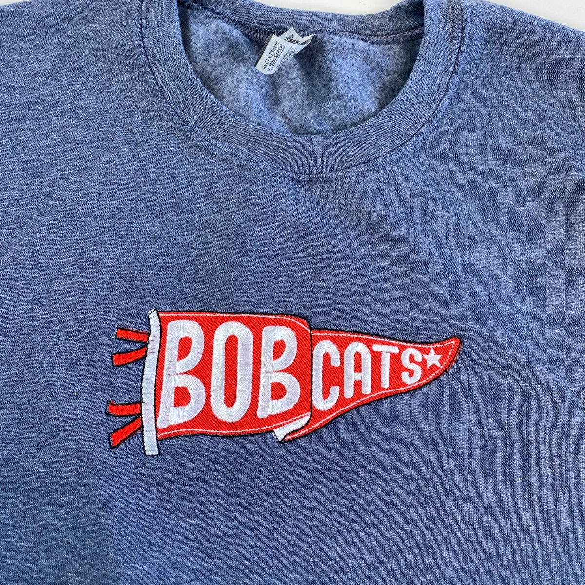 Alumni Gift Custom Embroidered School Pennant Sweatshirt - Vintage University Apparel