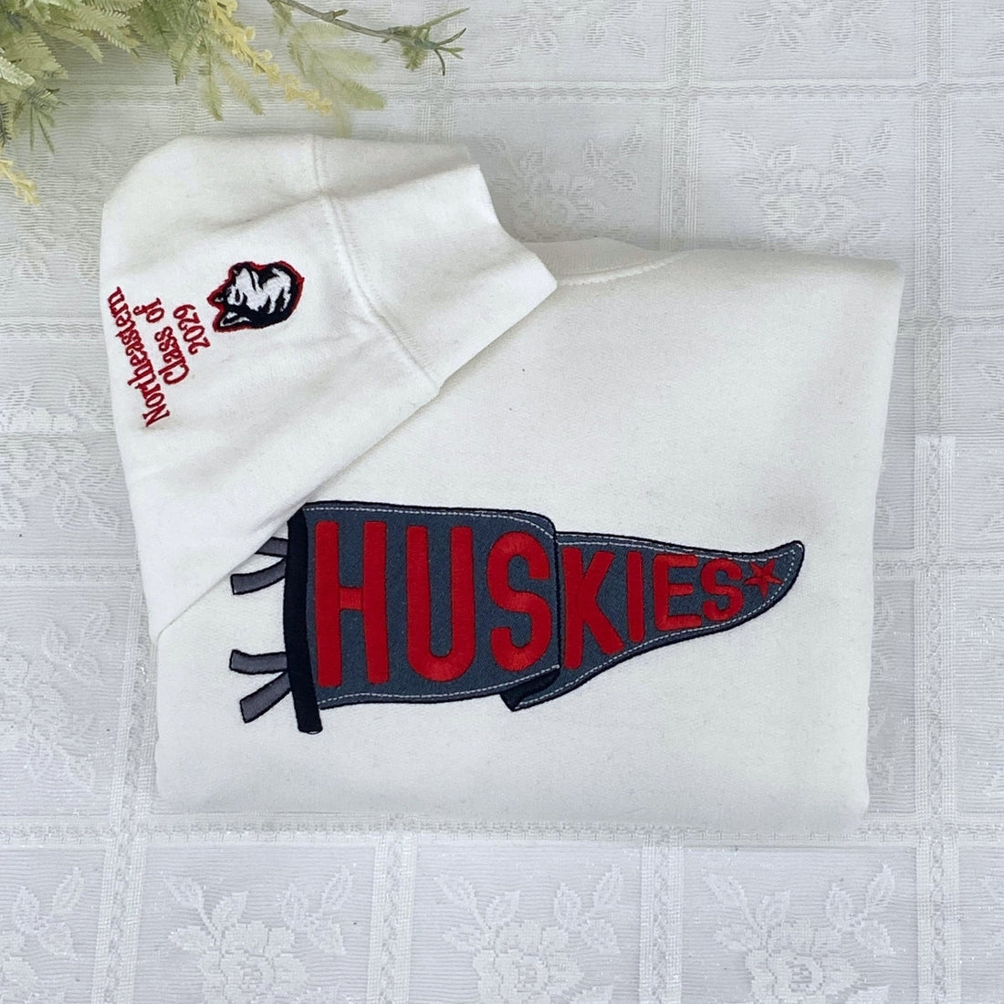 Team Spirit Custom Embroidered Sport Team Hoodie - Mascot Sweatshirt Gift