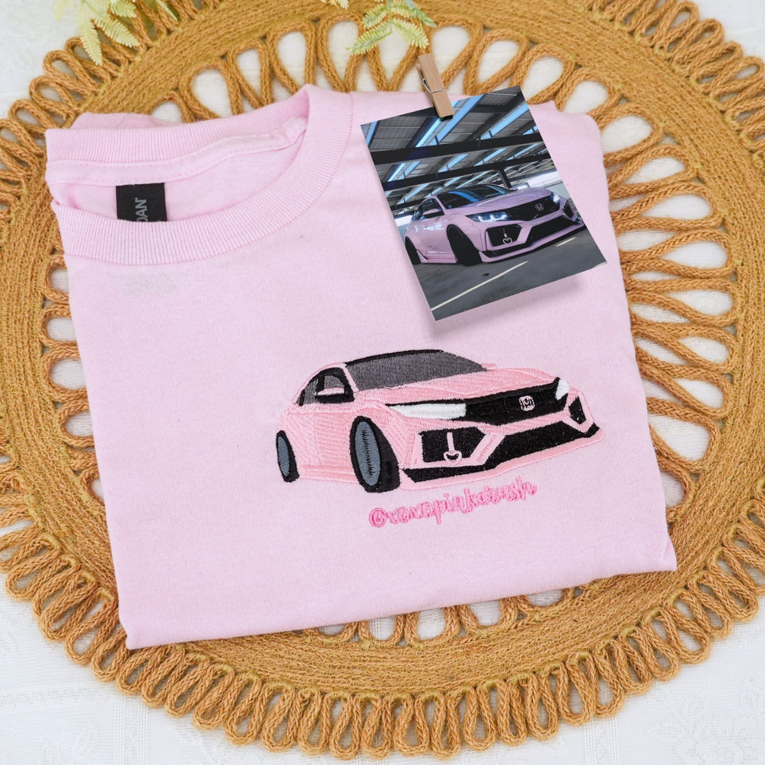 Car Lover Gift Custom Embroidered Sports Car Sweatshirt - Vehicle Hoodie