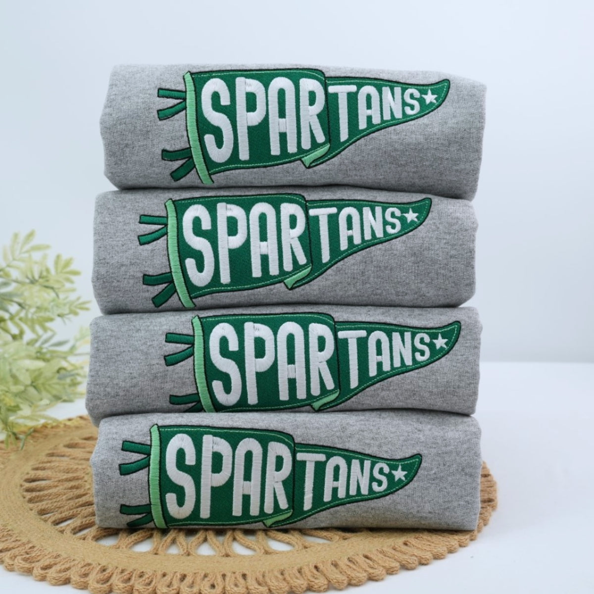 School Pennant Custom Embroidered Hoodie - Personalized Team Spirit Sweatshirt - Bulk Order