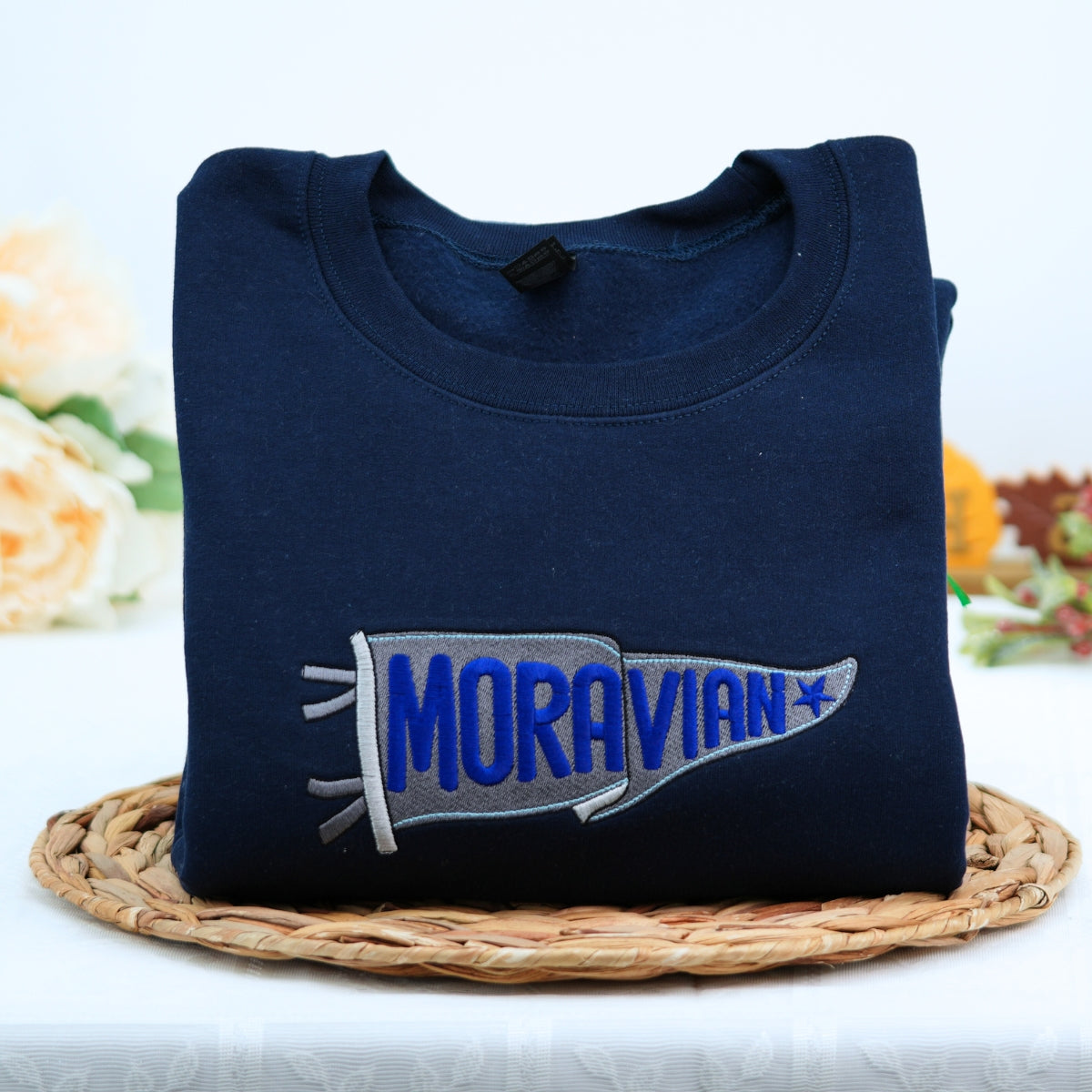 Sports Pennant Custom Embroidered Hoodie - Personalized Team Spirit Sweatshirt - Fan Gift