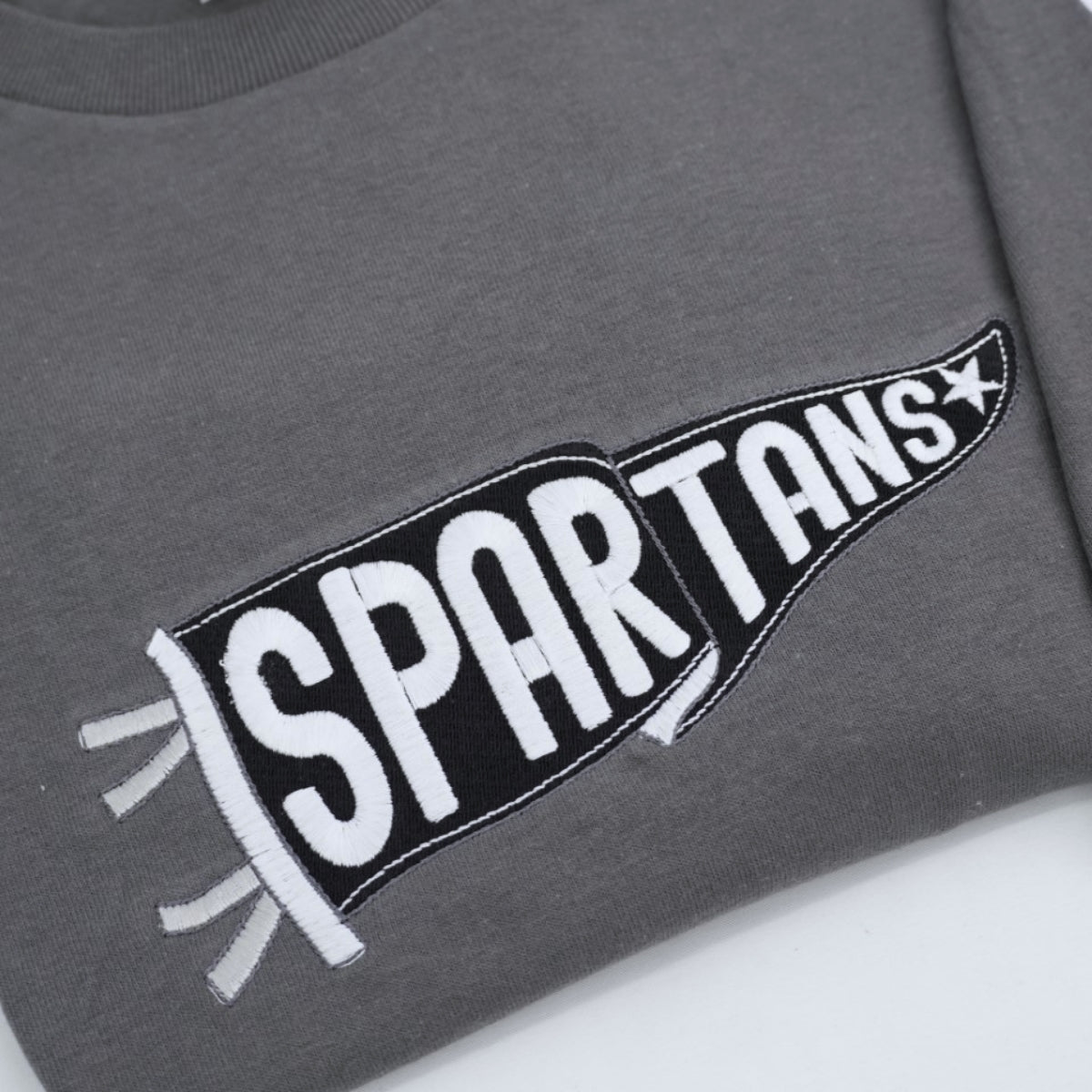 Spartans Custom Embroidered Sweatshirt - Personalized Sports Apparel - Numbers Gift