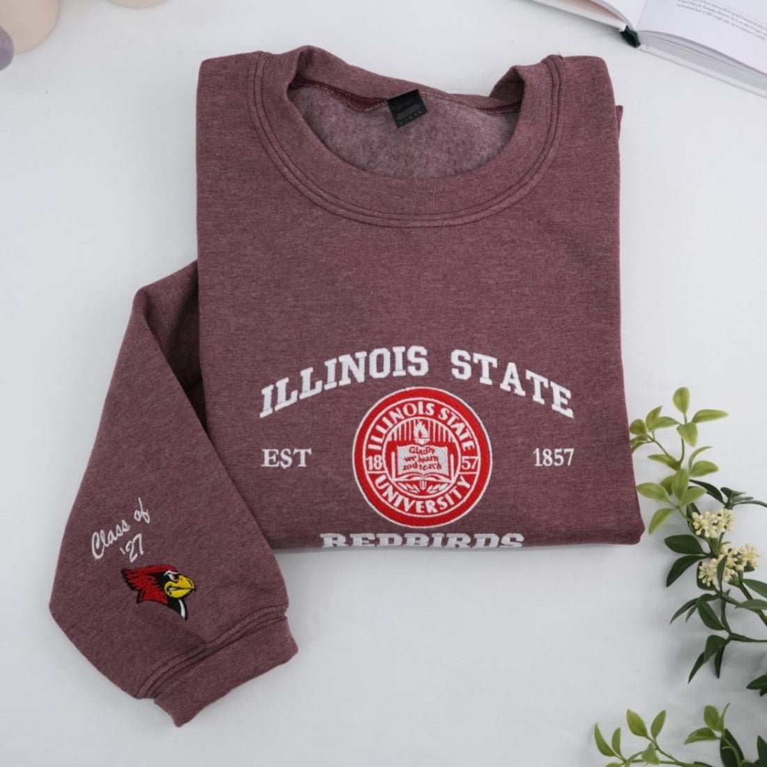 College School Spirit Custom Embroidered Hoodie - Personalized Alumni Gift Sweatshirt