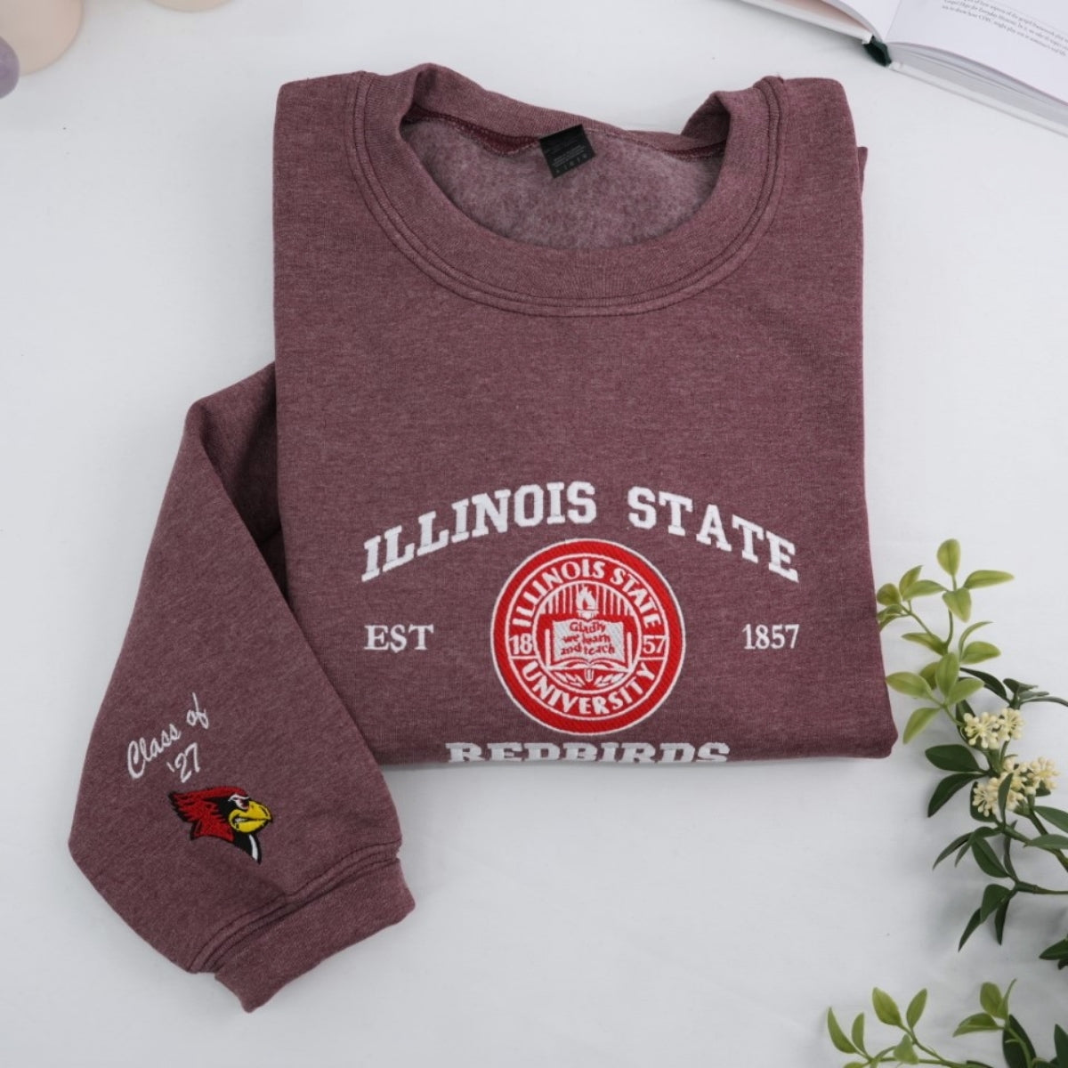 College School Spirit Custom Embroidered Hoodie - Personalized Alumni Gift Sweatshirt