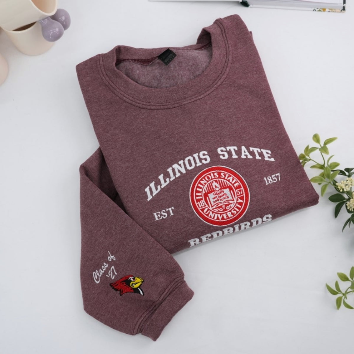College School Spirit Custom Embroidered Hoodie - Personalized Alumni Gift Sweatshirt