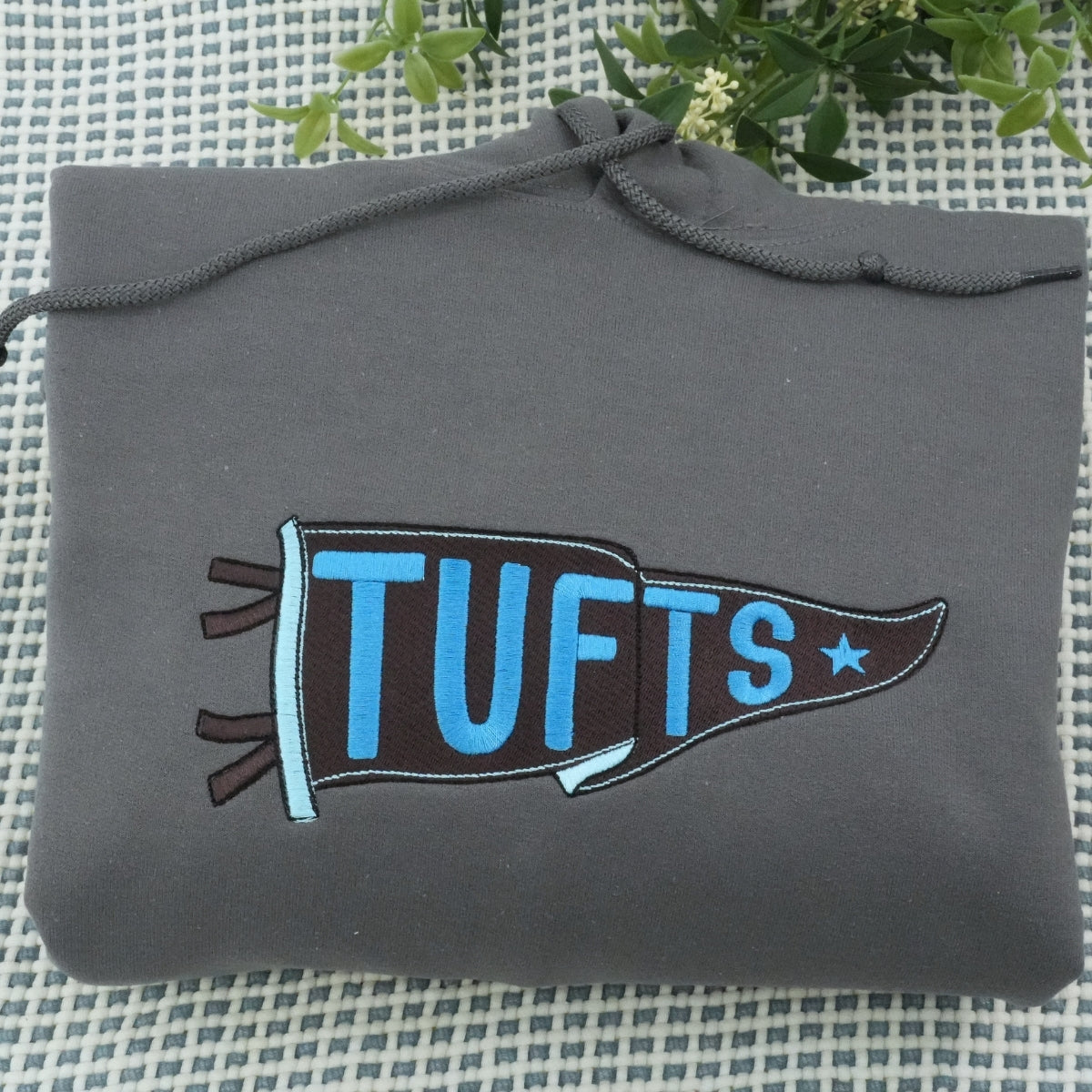 College Spirit Custom Embroidered Hoodie - Personalized School Pride Alumni Student Gift