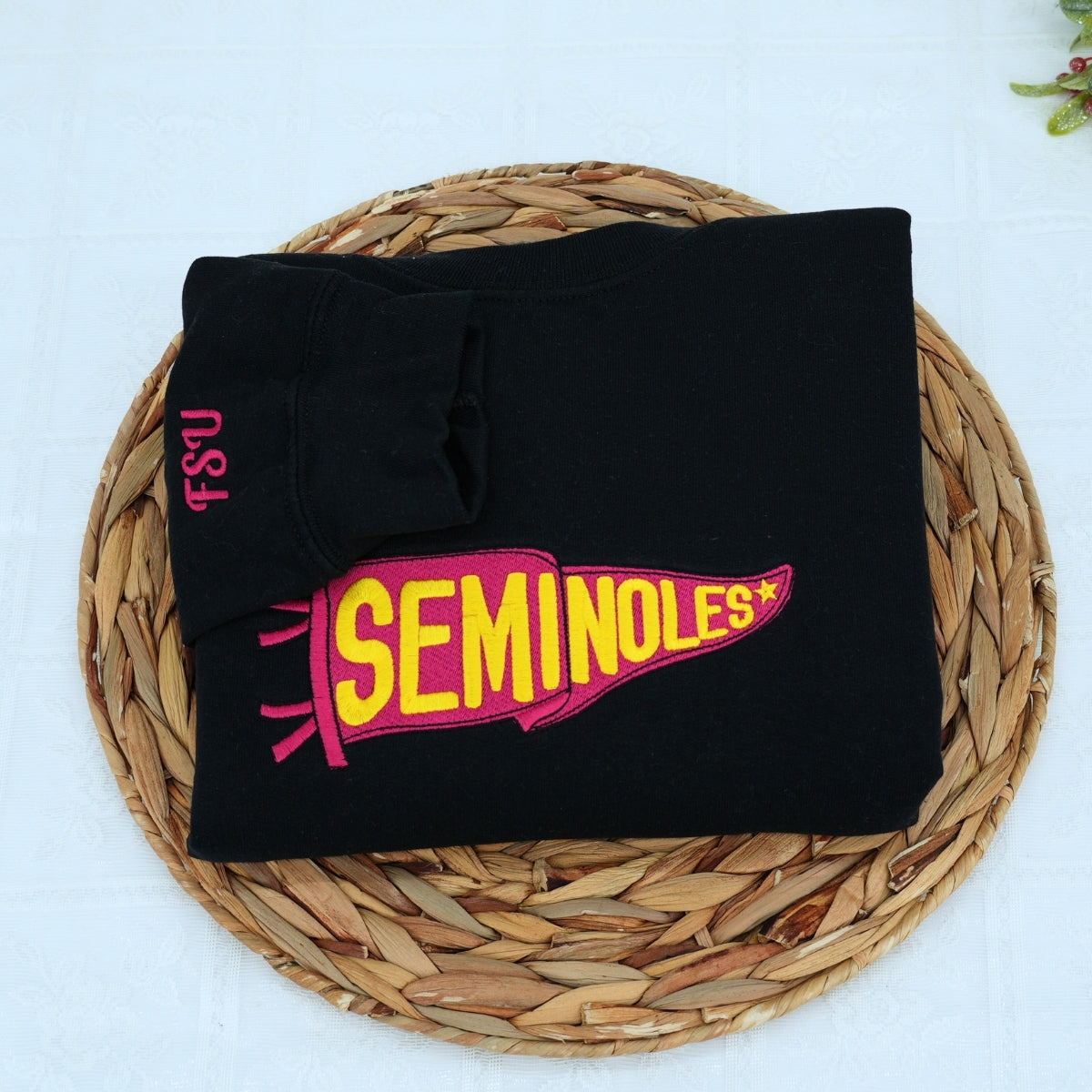 College Spirit Custom Embroidered Hoodie - Personalized School Pride Alumni Student Gift